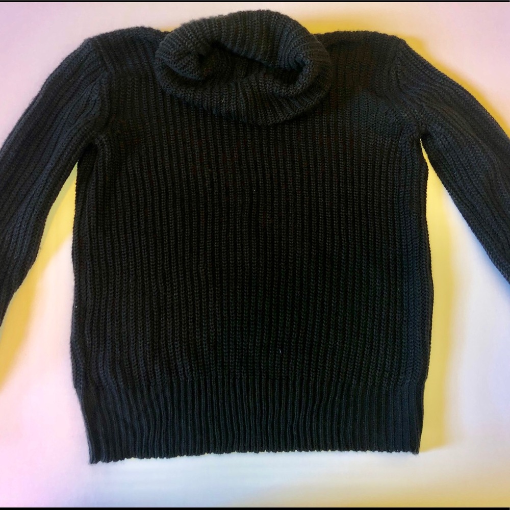black turtle neck